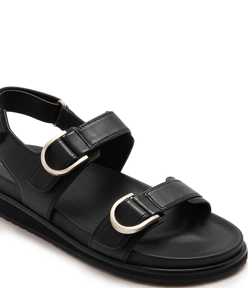 FRANKIE4 Thompson II Banded Hook-and-Loop Footbed Leather Sandals