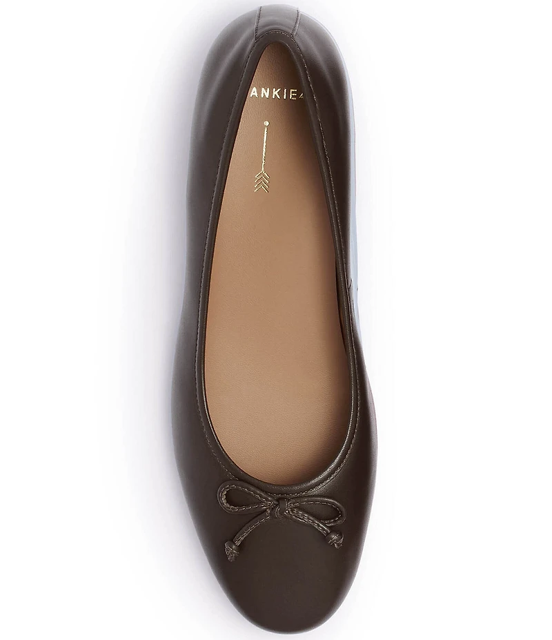 FRANKIE4 Trinity Leather Ballet Bow Flats