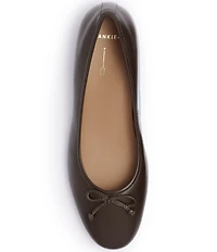 FRANKIE4 Trinity Leather Ballet Bow Flats