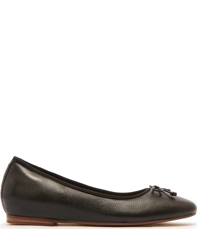 FRANKIE4 Trinity Leather Bow Ballet Flats