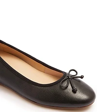 FRANKIE4 Trinity Leather Bow Ballet Flats
