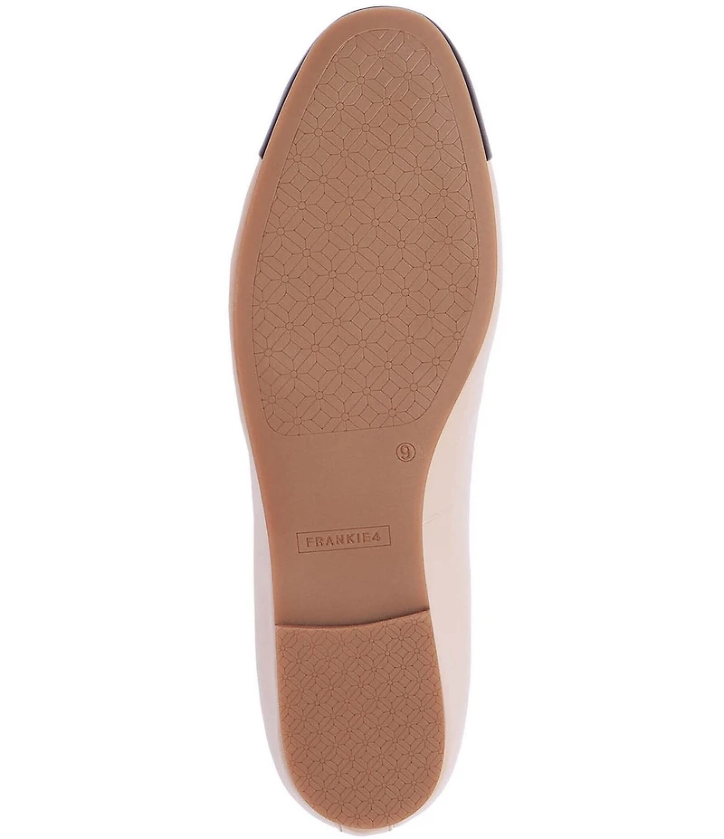 FRANKIE4 Trinity Leather Cap Toe Ballet Flats