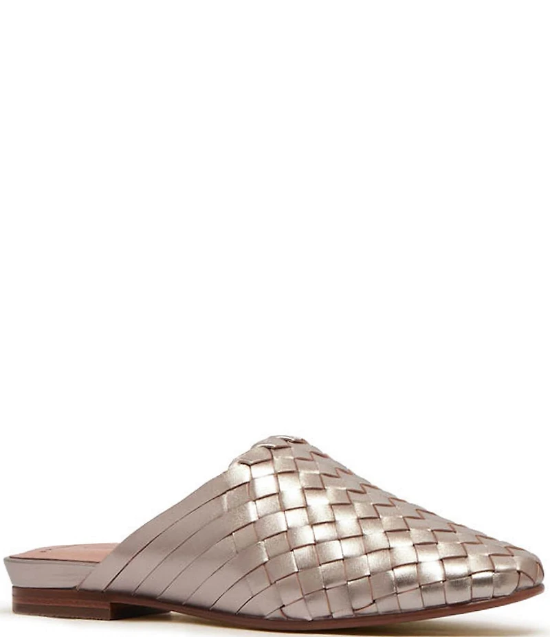 FRANKIE4 Wallace Woven Leather Mules