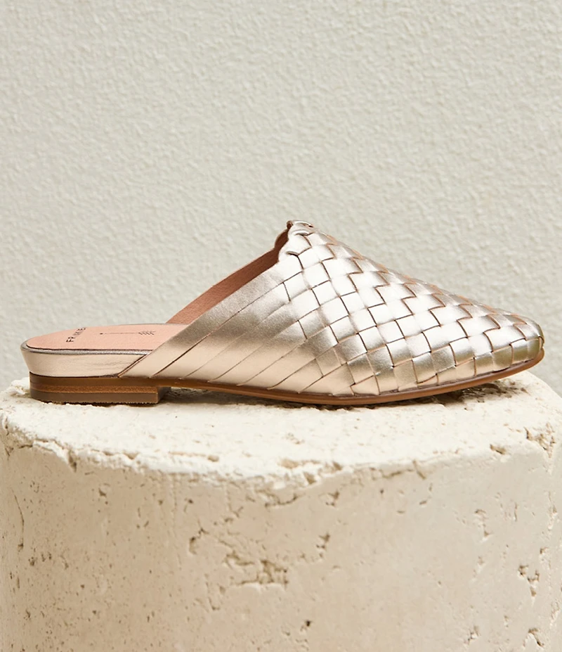 FRANKIE4 Wallace Woven Leather Mules