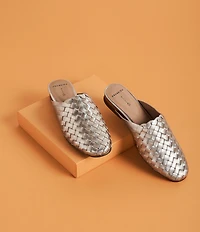 FRANKIE4 Wallace Woven Leather Mules