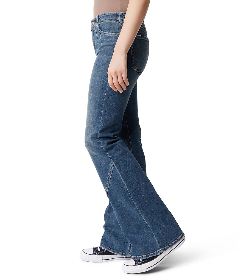 FRAYED Jeans Low Rise Flared Jeans