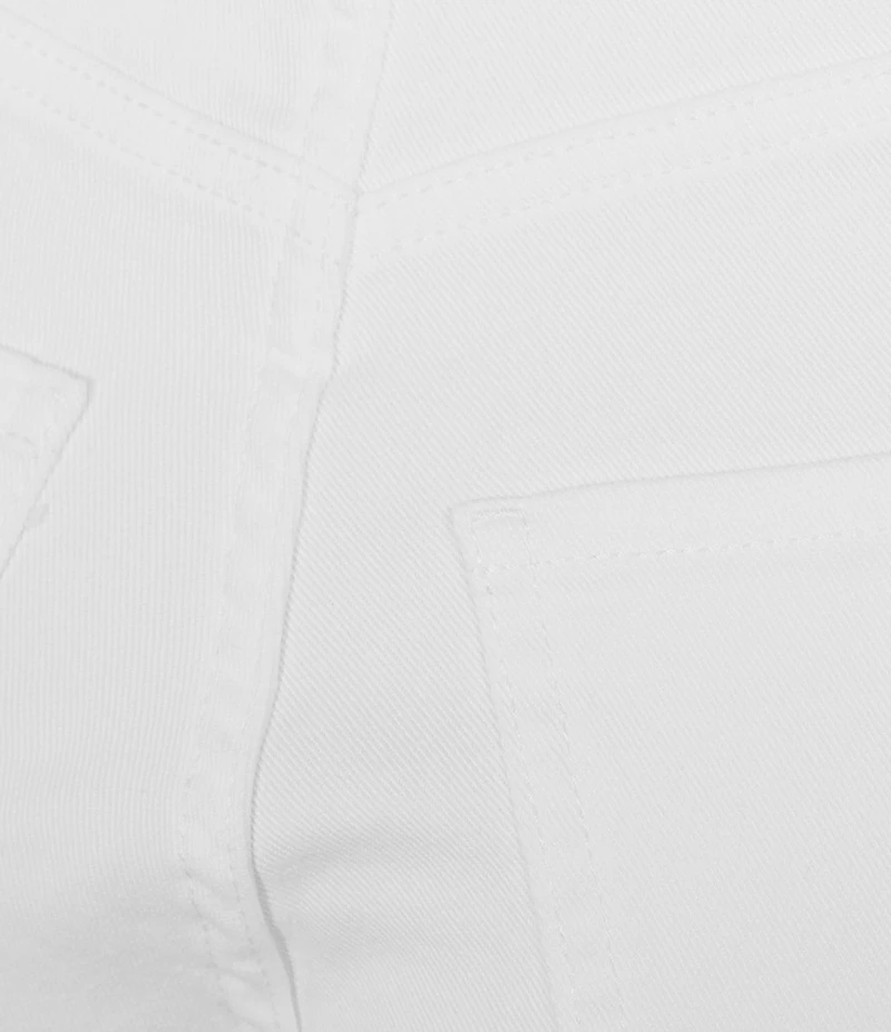 FRAYED Jeans Relaxed Straight Fit Cropped Jeans