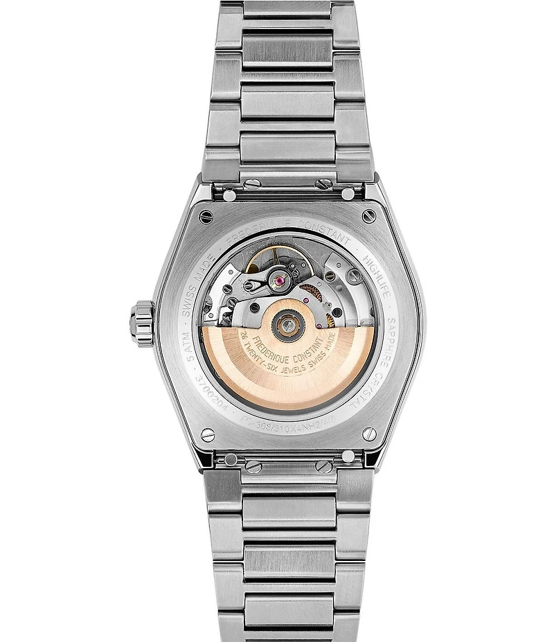 Frederique Constant Men's Highlife Automatic Stainless Steel Bracelet Watch