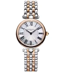 Frederique Constant Women's Art Deco Quartz Analog Two Tone Stainless Steel Watch
