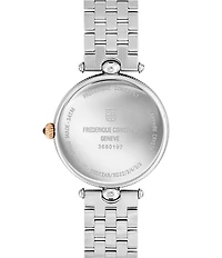 Frederique Constant Women's Art Deco Quartz Analog Two Tone Stainless Steel Watch