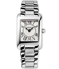 Frederique Constant Women's Classic Carree Quartz Analog Stainless Steel Bracelet Watch