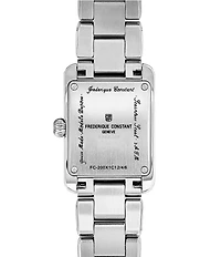 Frederique Constant Women's Classic Carree Quartz Analog Stainless Steel Bracelet Watch