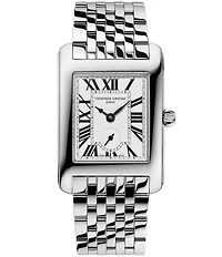 Frederique Constant Women's Classic Carree Quartz Analog Anti-Reflective Sapphire Crystal Watch