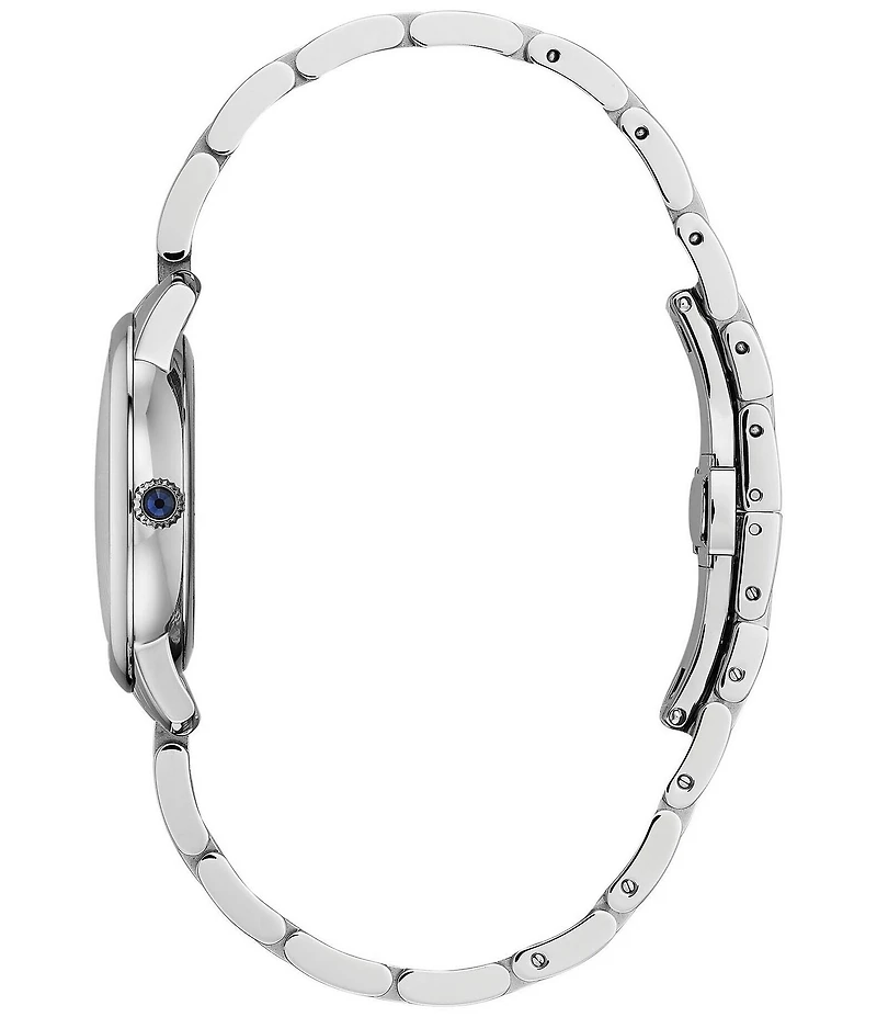 Frederique Constant Women's Classic Slimline Quartz Analog Stainless Steel Bracelet Watch