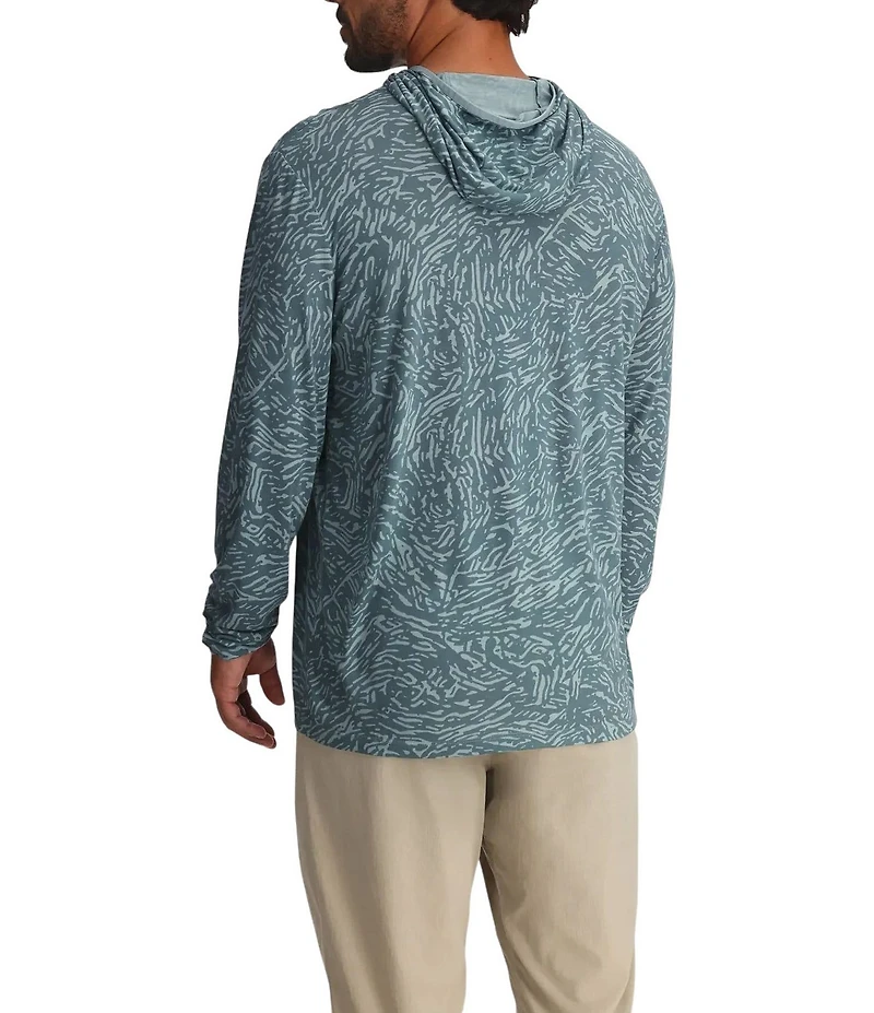 Free Fly Bamboo Printed Lightweight Hoodie