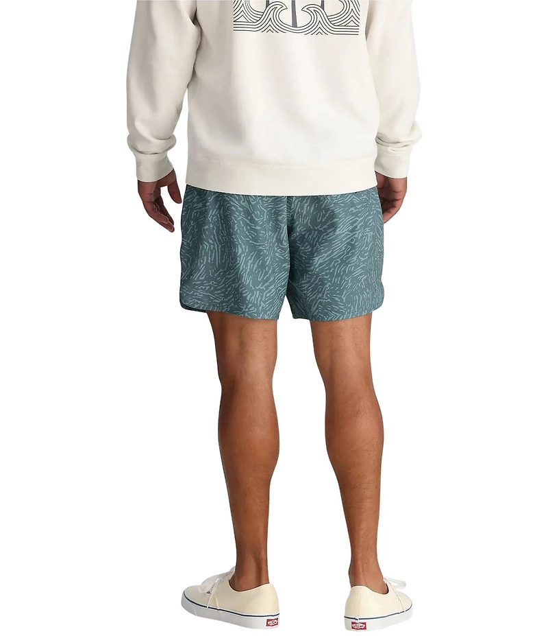 Free Fly Reverb Printed 7#double; Inseam Shorts