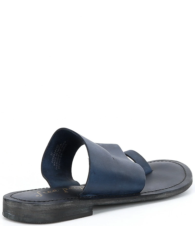 Free People Abilene Leather Toe Loop Sandals
