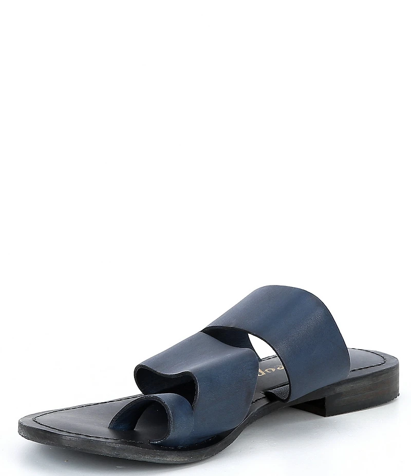 Free People Abilene Leather Toe Loop Sandals
