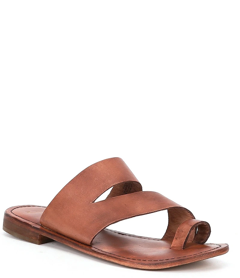 Free People Abilene Leather Toe Loop Sandals