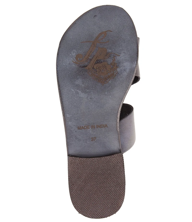 Free People Abilene Leather Toe Loop Sandals