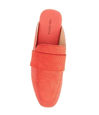 Free People At Ease Suede Snake Embossed Mules