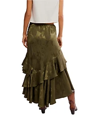 Free People Autumn Promenade Jacquard Floral Maxi Skirt