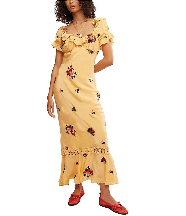 chinese dress ladies MEROKEETY Women's 2025 Summer Short Sleeve Tshirt Dress Casual Crew Neck  Beach Long Maxi Dresses, Black, S at Amazon Women's Clothing store main image 1