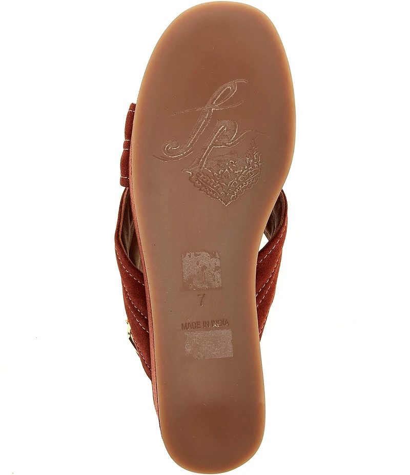 Free People Beach Party Suede Slingback Platform Sandals