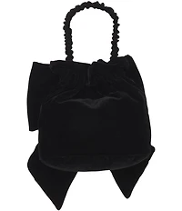 Free People Belle Velvet Bow Novelty Bag