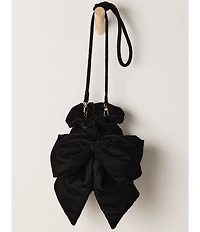 Free People Belle Velvet Bow Bag
