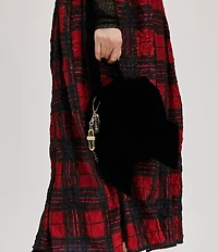 Free People Belle Velvet Bow Bag