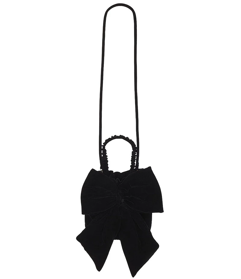 Free People Belle Velvet Bow Novelty Bag