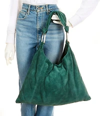 Free People Bobbi Suede Slouch Tote Bag