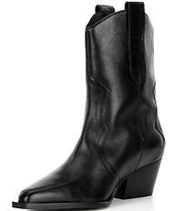 Free People Cat Nap Leather Cowboy Boots