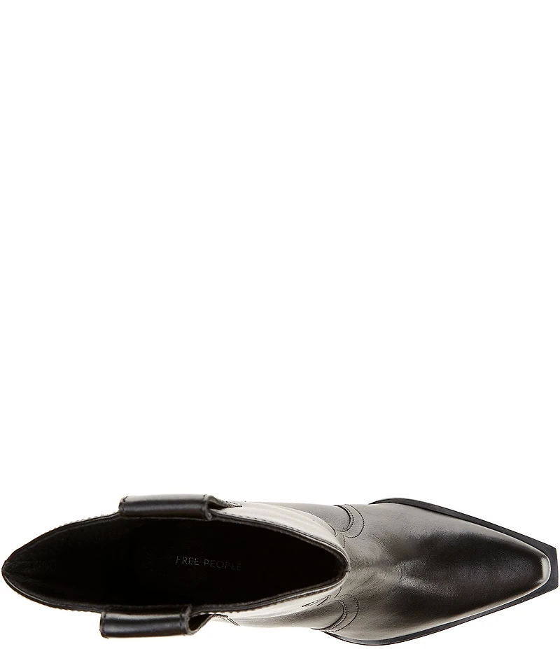 Free People Cat Nap Leather Cowboy Boots