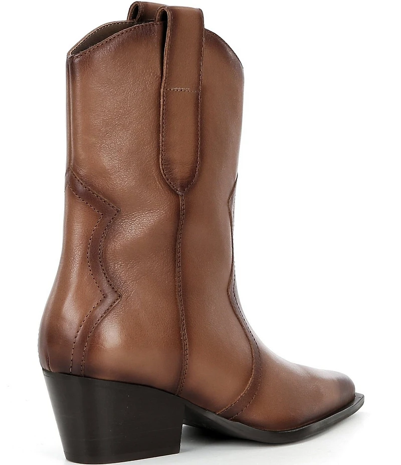 Free People Cat Nap Leather Cowboy Boots