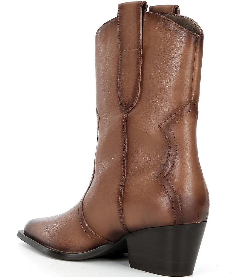 Free People Cat Nap Leather Cowboy Boots
