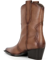 Free People Cat Nap Leather Cowboy Boots