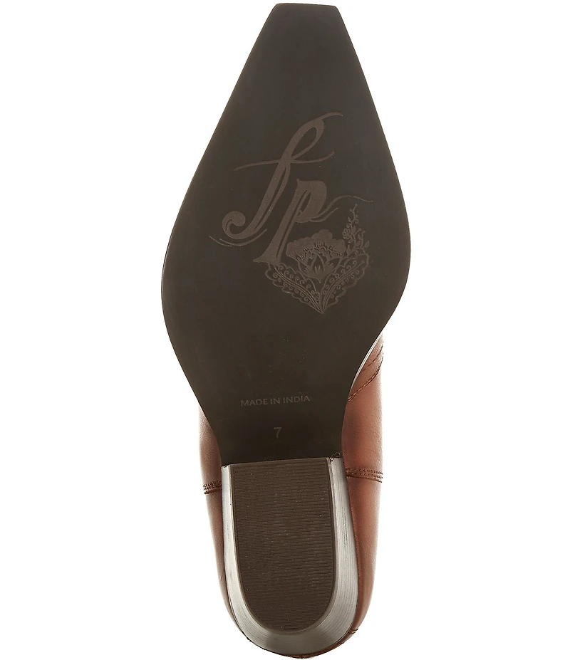 Free People Cat Nap Leather Cowboy Boots