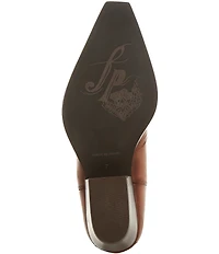 Free People Cat Nap Leather Cowboy Boots