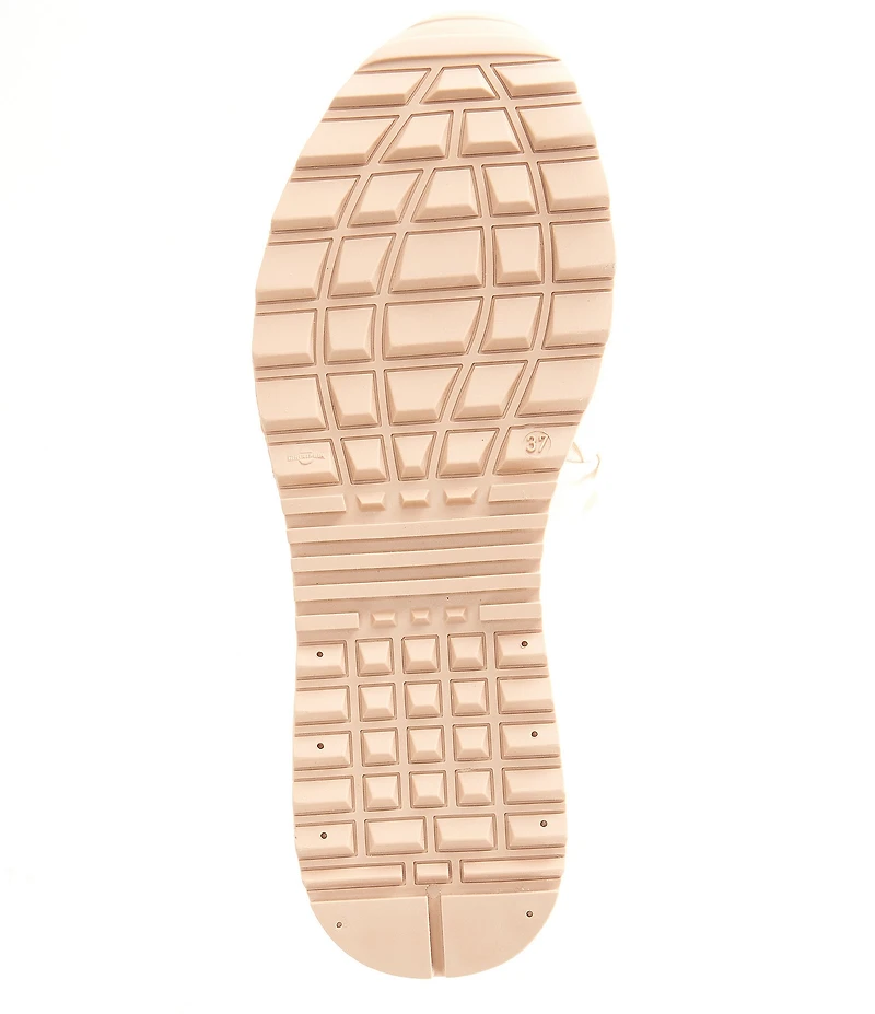 Free People Chapmin Bow Espadrille Platform Wedge Slide Sandals