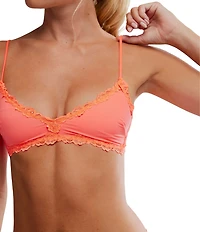 Free People Charlie Sleeveless V-Neck Jersey Knit Bralette