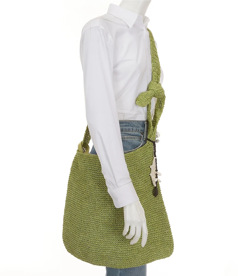 Free People Coastal Crush Straw Tote Bag