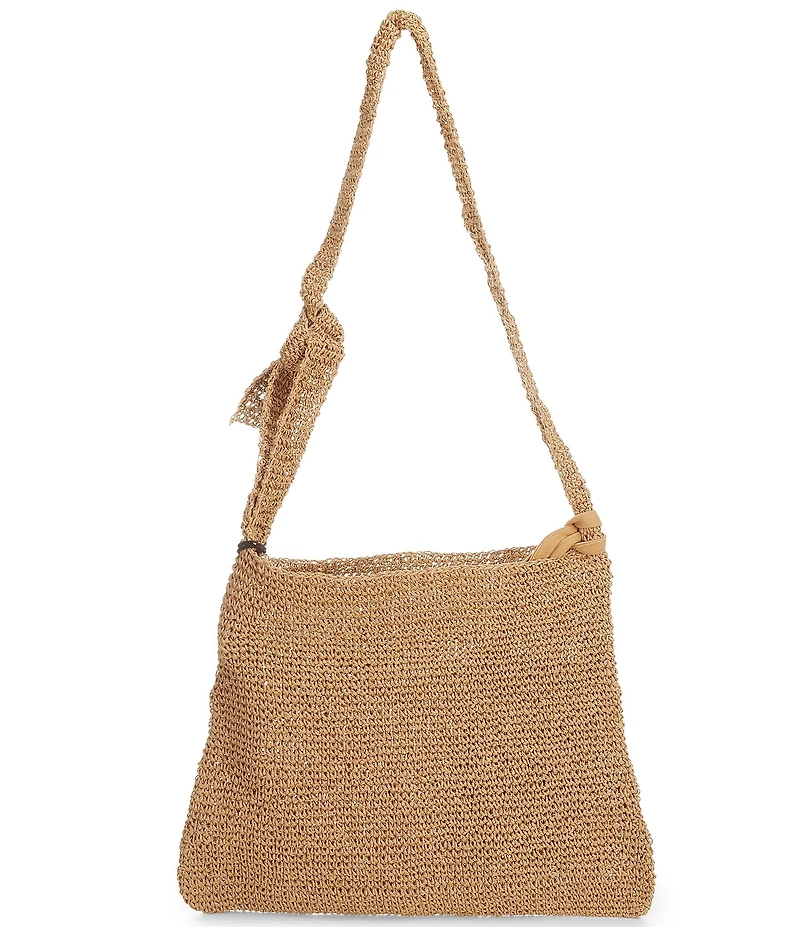 Free People Coastal Crush Straw Tote Bag