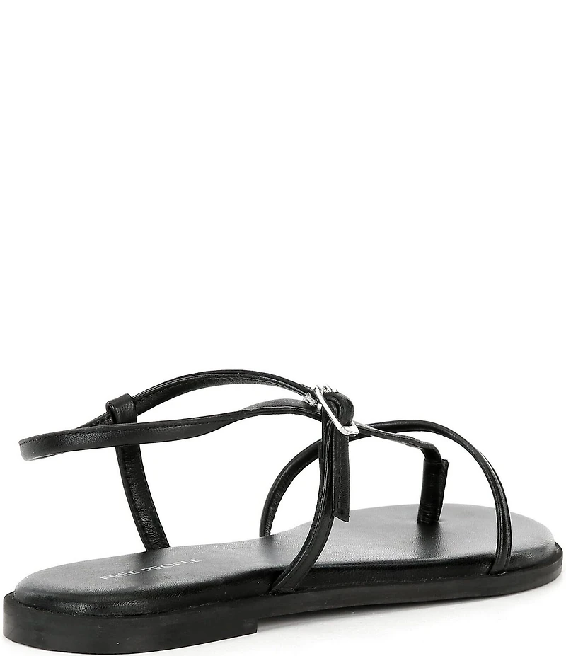 Free People Corsica Leather Strappy Sandals