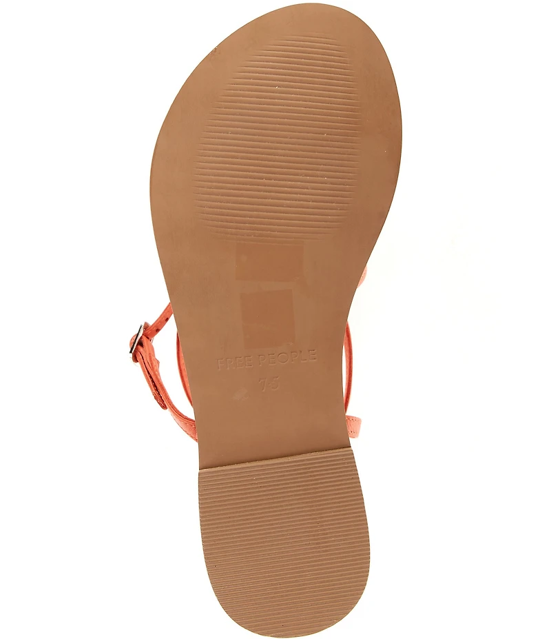 Free People Corsica Leather Strappy Sandals