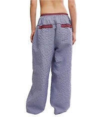Free People Cross My Heart Striped Lounge Pants