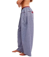 Free People Cross My Heart Striped Lounge Pants