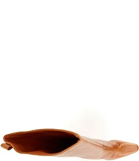 Free People Date Night Leather Banana Heel Tall Boots