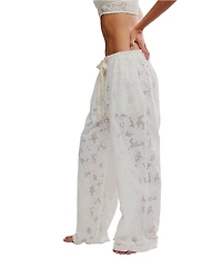 Free People Day Drift Woven Eyelet Sleep Pants